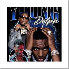 young dolph album cover with two black men in front of the same photo