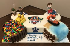 a birthday cake for a paw patrol fan