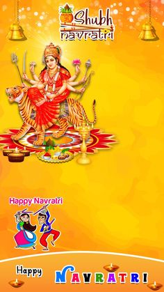 happy navratri greeting card with lord hantuya on the occasion of diwaling