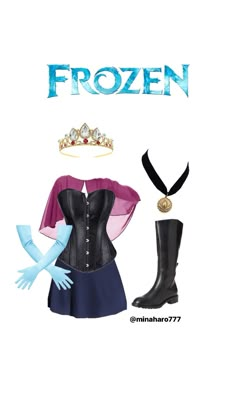 an image of a frozen princess costume