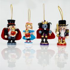 Stubby Nutcracker Suite Ornament Character Set of 4 in over 3 inch - Nutcracker Ballet Gifts Nutcracker Gifts Ballet, The Mouse King, Best Christmas Tree Decorations, Mouse King, Ballet Gift, Nutcracker Soldier, Nutcracker Ornaments, Nutcracker Ballet, The Nutcracker