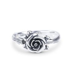 Mom Rings, Roses Ring, Rose Rings, Rose Branch, Silver Rose Ring, Jewellery Shop Design, Silver Jewelry Diy, Walmart Jewelry, Mom Ring