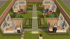 Sims Mobile, Sims Ideas, Sims House Plans, Home Design Floor Plans, Hay Day