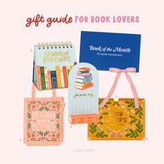 Blog: 25 Gifts for Book Lovers - Pippi Post Pub Ideas