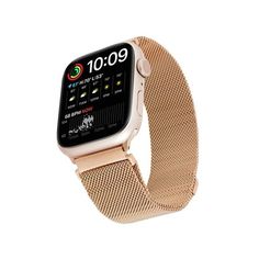 Upgrade your Apple Watch with the stainless steel mesh band. With two sets of lugs included, this band is designed for all Apple Watch models and sizes. This band is plated with durable ionic plating and offers a sleek and sophisticated look, making a subtle statement about your unique style. It provides a secure fit with a magnetic closure that stays in place throughout the day. Express your individuality with this high-quality band, where premium style meets dependable functionality. Color: Bronze. Apple Watch Accessories, Apple Watch Models, Apple Brand, Color Bronze, Stainless Steel Mesh, Steel Mesh, Magnetic Closure, Christmas List, Christmas Ideas