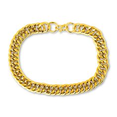 Style: Fashion Material: Alloy Fashion Element: Metal, Ethnic, Retro, Hollow Metal Curb Chain Jewelry, Metal Curb Chain Link Jewelry, Gold-tone Metal Jewelry With Curb Chain, Gold-tone Metal Chain Link Bracelet, Gold Metal Curb Chain Bracelet For Gift, Gold Curb Chain Bracelet Gift, Metal Chain Bracelet With Lobster Clasp As Fashion Accessory, Gold Curb Chain Bracelet As Gift, Adjustable Metal Jewelry With Curb Chain