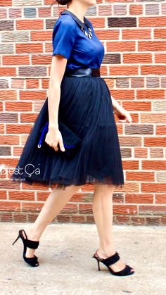 Chic Evening Pleated Tulle Skirt, Pleated Tulle Party Skirt With Lining, Party Tulle Pleated Flared Skirt, Tulle Pleated Flared Skirt For Party, Evening Tulle Flowy Skirt, Chic Party Tulle Skirt, Chic Formal Tulle Skirt, Elegant Formal Tulle Skirt, Elegant Tulle Skirt For Formal Occasions