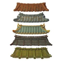 Japanese Roof, Chinese Roof, Kolam Air, Fantasy Village, Chinese House, Ancient Chinese Architecture, China Architecture, Japan Architecture, Asian Architecture