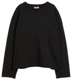 H&m Long Sleeve Tops With Ribbed Cuffs, Casual Black Knit Top With Ribbed Collar, Oversized H&m Winter Tops, H&m Casual Oversized Sweater, Casual H&m Tops With Ribbed Cuffs, H&m Knit Crew Neck Tops, Casual Oversized Sweater By H&m, H&m Fall Crew Neck Sweater, H&m Casual Tops With Ribbed Cuffs