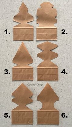 the instructions for making an origami house