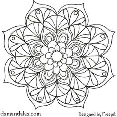 a flower that is drawn in black and white with lines on the petals, as well as