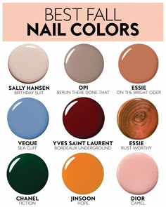 Expect to see these shades all over your Instagram feed. Popular Nail Colors, Fall Nail Polish, August Nails, Nail Polish Colors Fall, Nagellack Trends, September Nails, Nail Color Trends, Fall Manicure, Manicure Gel