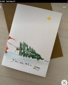 Watercolor Christmas Cards Diy, Painted Christmas Cards, Advent Season, Watercolor Christmas Cards, Paint Cards, Diy Christmas Cards, Christmas Paintings