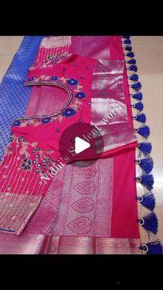 Saree Kuchu Design, Kuchu Designs, Saree Kuchu Designs, Design Saree, Saree Design, Work Sarees, Student Work, Online Classes, Saree Designs