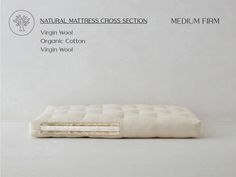 the mattress is made from organic cotton