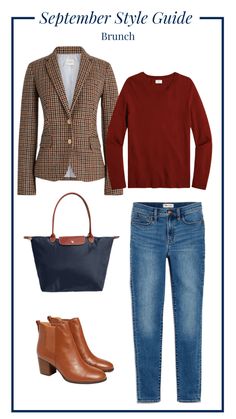 Fall Classic Outfits Women, Navy Slacks Outfit Women, Fall Style 2022 Women, Fall Style 2022, September Style, Wardrobe Challenge, September Fashion, Preppy Fall Outfits, My September