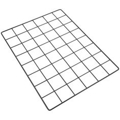 a black and white drawing of a square grid on a white background with no lines