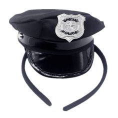 PRICES MAY VARY. This police costume hat made of soft polyester, which is soft and stereo feeling. Mini Cop Hat headband, Must have accessory for any police disguise! One size fits on most women and men. One size fits on most women and men. Perfect for carnival, theme parties and Halloween. This Police Cap is a Great Prop for School Plays and Theater Productions. Description 
This Realistic Looking Police Hat is Perfect for a Law Enforcement Hero 
Is a Great Prop for School Plays and Theater Pro Cops And Robbers Costume, Police Clothes, Police Cosplay, Robber Costume, Police Outfit, Police Hat, Police Costume, Cops And Robbers, Halloween Party Costume