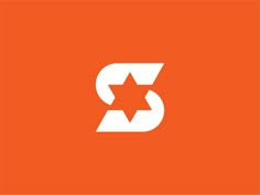 an orange background with the letter g and a white star on one side, in the middle