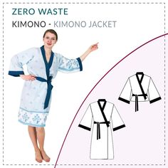 Zero waste kimono pattern - sustainable sewing for women & men Immerse yourself in the world of sustainable sewing with our zero waste kimono pattern! If you want to sew a kimono for women or men yourself and want to take care of the environment, our pattern is just right for you. Every detail has been carefully chosen to minimise fabric waste without sacrificing style and comfort. Show off your individual style and raise your awareness of sustainability - a kimono for everyone who loves fashion and the environment in equal measure. The instructions are easy to follow, making them perfect for beginners and experienced crafters alike. Start your zero-waste project today and enjoy the beauty of a self-sewn kimono that is not only good for you, but also for the planet. 📝  Zero Waste KIMONO l Sewing Kimono, Kimono For Men, Sustainable Sewing, Kimono Sewing, Men Kimono, Male Kimono, Kimono Coat, Kimono Pattern, Sewing Baskets