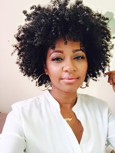 Impressive #coily #naturalhair Queen Natoya ~ Queen Of Kinks, Curls & Coils™ (Neno Natural) - Neno Natural ~ We Grow Big, Beautiful Afros! #naturalhairstyles #curlyhair #kinkyhair #nenonatural #vlogger #blogger #hairblogger 4b Curls, Hair Shape, Big Hair Dont Care, Organic Hair