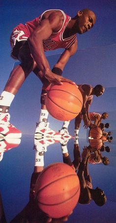 a man holding a basketball in his right hand