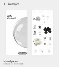 the wallpaper is displayed on an iphone's homepage, and it appears to be for sale