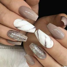 Ongles Beiges, Grad Nails, Fresh Nails, Makeup Things, Wedding Manicure, Nail Goals, Marble Nail Art, Nails Wedding