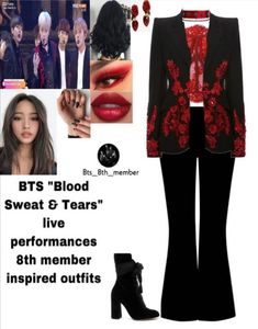 Bts Blood Sweat Tears, Betsy Braddock, Bts Outfits, Kpop Fits, Stage Clothes, Bts Inspired Outfits, Blood Sweat And Tears, Korean Fashion Trends