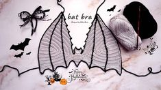 designed by Hilda Alinia Bat Top, Bat Crochet Pattern, Crochet Bat, Crochet Bandana, Personal Things, Crochet Fairy, Bat Halloween, I Tried My Best