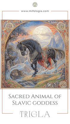 the cover for sacred animal of slavic goddess