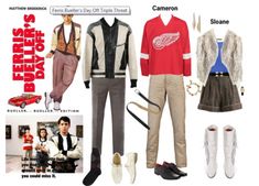 an image of movie costumes and accessories for the film ferris's big day out