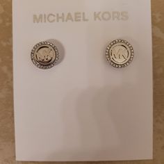 Brand New/Never Used. Beautiful Statement Piece. 100% Authentic! Michael Kors Earrings, Crystal Heart Earrings, Girls Stuff, Rose Gold Earrings Studs, Rose Gold Crystal, Michael Kors Jewelry, Evil Eye Earrings, Eye Earrings, Crystal Stud Earrings