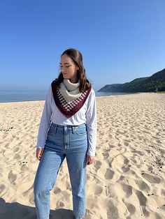 Ravelry: Cedarwood Shawl pattern by Allison Schmidt Midi Skirt Winter, Triangle Shawl, Shawl Pattern, Schmidt, Winter Dresses, Casual Fall, Wool Sweaters, Sweater Vest, One Color