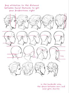 the different types of hair and how to draw them