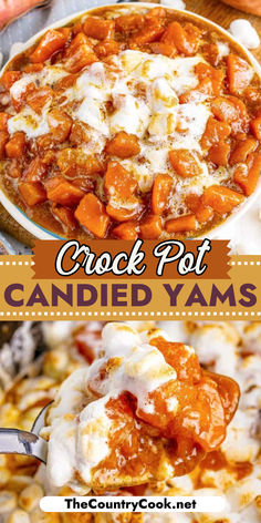 crock pot candied yams with carrots and sour cream