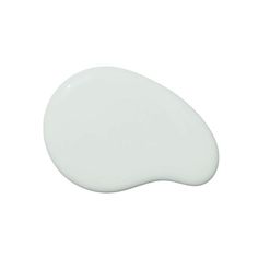 an oval white object on a white background