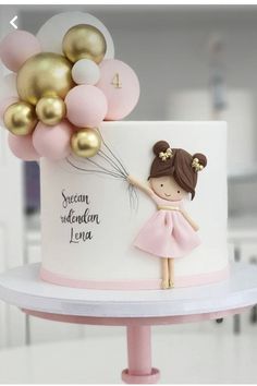 Golden Birthday Cake Ideas, Tort Hello Kitty, Golden Birthday Cakes, Rodjendanske Torte, Balloons Cake