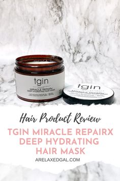 Did you know that TGIN has two hair masks? I've tried both of them and am reviewing the TGIN Miracle RepaiRx Deep Hydrating Hair Mask in this article. See why I use it regularly on my relaxed high porosity hair by clicking this pin. Tgin Miracle Repair, Relaxed Hair Regimen, Relaxed Hair Journey, Drugstore Hair Products, High Porosity Hair, Biotin Hair, Increase Hair Growth, Hydrating Hair Mask