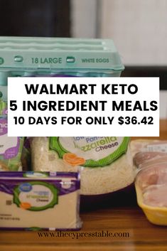 walmart keto 5 ingredient meals 10 days for only $ 8 42