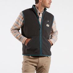 Insulated Protection For Your Core, Built From Durable-Meets-Cozy Fleece Always In Pursuit Of The Next Great Adventure, Howler Bros And Their Roundup Of Cold-Weather Garments Are Sure To Keep Us Properly Insulated And Plenty Comfortable No Matter What We Find Ourselves Getting Into During The Cooler Months. The Chisos Fleece Vest Offers Everything You Love About A Cozy Fleece In A Streamlined Fit That Keeps Your Core Toasty Warm. Polyester Fleece Shell ***First 4 Stock Photos Are To Show How It Chisos Mountains, Howler Brothers, Out West, Triple Crown, Fleece Vest, Orange Grey, Collar Top, Laid Back Style, Cold Weather