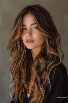 Brown Hair Balayage, Hair Haircuts, Long Brown Hair, Dark Brown Hair, Light Brown Hair, Brunette Hair, Hair Transformation, Balayage Hair