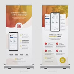 Creative App ¨C Roll Up Banner Roll Banner Design, Pull Up Banner Design, Standing Banner, Roll Banner, Standee Design, Pop Up Banner, Rollup Banner, Roll Up Banner, Social Media Poster