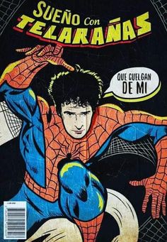 the cover to spider - man's comic book, sueno con telarnans