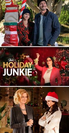 The Holiday Junkie, 2024 Lifetime Christmas movie starring Jennifer Love Hewitt, Brian Hallisay, Kristin Chenoweth, Lynn Andrews, and Debra Christofferson. Premieres Sat., Dec 14 at 8/7c, 2024 on Lifetime Channel; Stream Next Day. Andie and her mother Mimi run a company called The Holiday Junkie, a decorating and planning service for all holiday needs. But after Mimi passes away, Andie is forced to face her first Christmas without her mother and carry The Holiday Junkie torch all on her own. Despite the challenges, Andie may also find some love at Christmas along the way! Brian Hallisay, Love At Christmas, Kristin Chenoweth, Tv Series To Watch, Tv Romance, Jennifer Love Hewitt, Jennifer Love