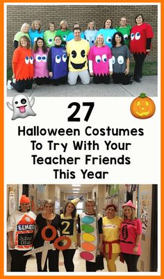 halloween costumes to try with your teacher's friends this year for the first time