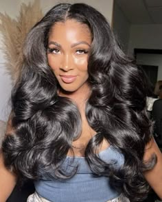 Achieve a flawless, voluminous long-lasting style with sew-in hair extensions! Raw hair is perfect for adding length and realistic volume. Shop SL Raw Hair Extensions and get this look with 4 bundles of 24-inch SL Raw Loose Curly Hair for sew-ins. Click 🔗 to shop the look and transform your hair today. Save this pin for future inspiration 📌 #SewInHairExtensions #HairGoals #WavyHair #HairExtensions #BeautyTips #FlawlessHair Bouncy Blowout Black Hair, Bombshell Curls Black Women, Voluminous Blowout, Bombshell Curls, Big Bouncy Curls, Silk Press Hair, Black Hair Updo, Loose Curly Hair, Black Hair Updo Hairstyles