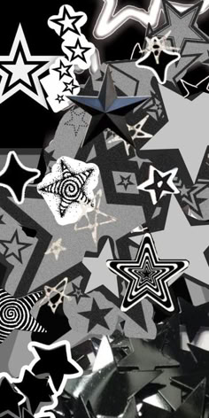 star wallpaper: black and white Desain Buklet, Wallpaper Doodle, Y2k Wallpaper, Wallpaper Themes, Wallpaper Pfp, Astral Projection, Iphone Wallpaper Themes, Edgy Wallpaper, Phone Wallpaper Patterns