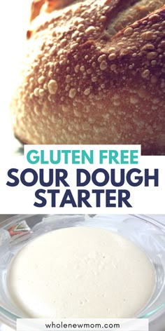 the gluten free sour dough starter is ready to be eaten