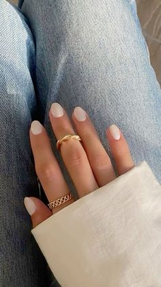 Classy Wedding Nails, Milky Pink Nails, Europe Nails, Milky Pink, Basic Nails, Cute Gel Nails, Round Nails, Nails 2024